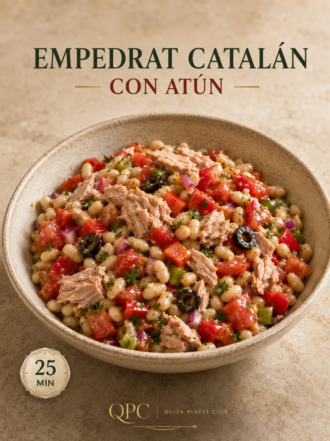 Empedrat catalán con atún