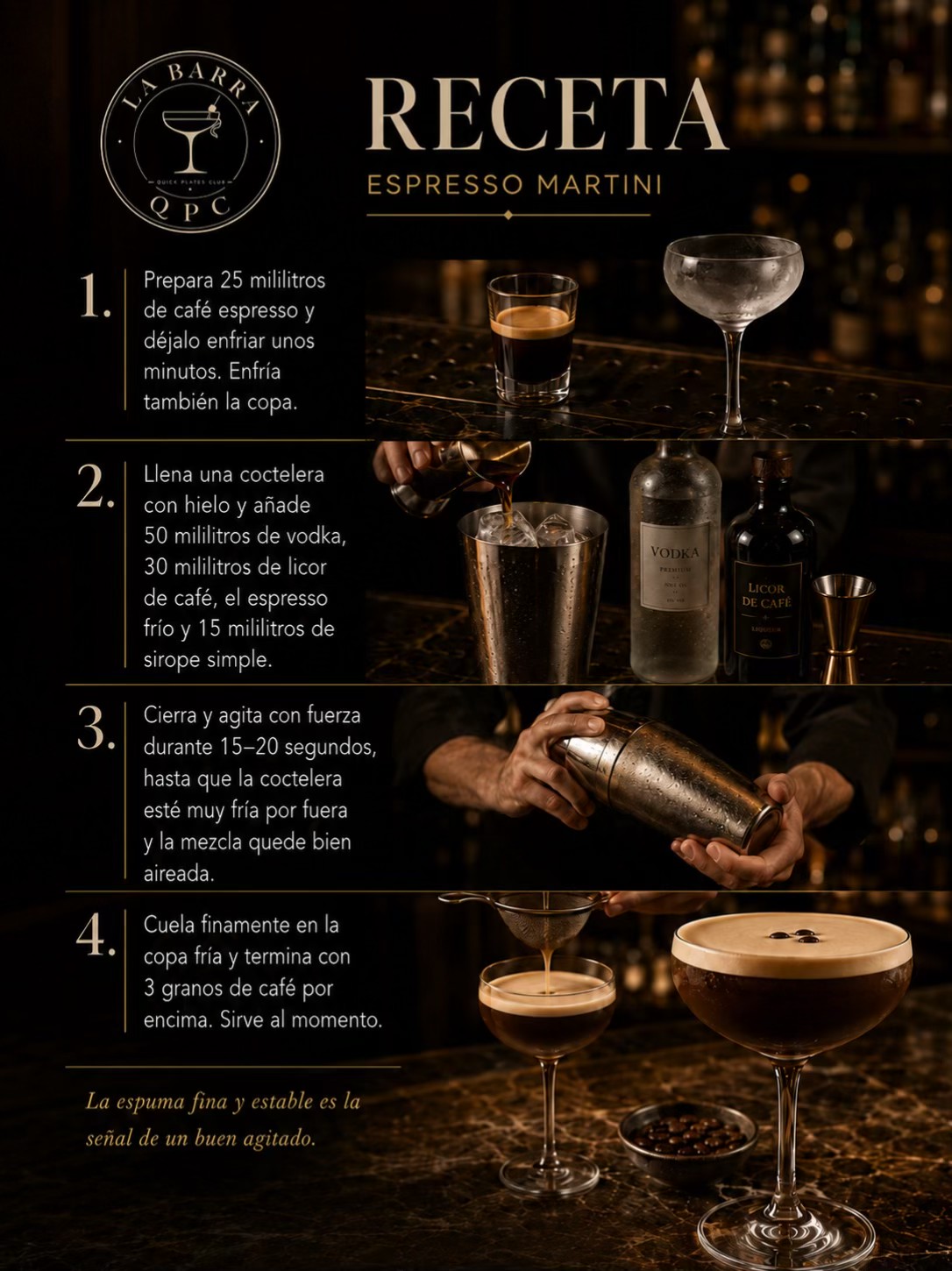 Espresso Martini - receta