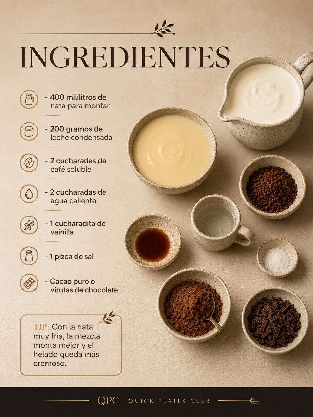 HELADO CREMOSO DE CAFÉ - portada