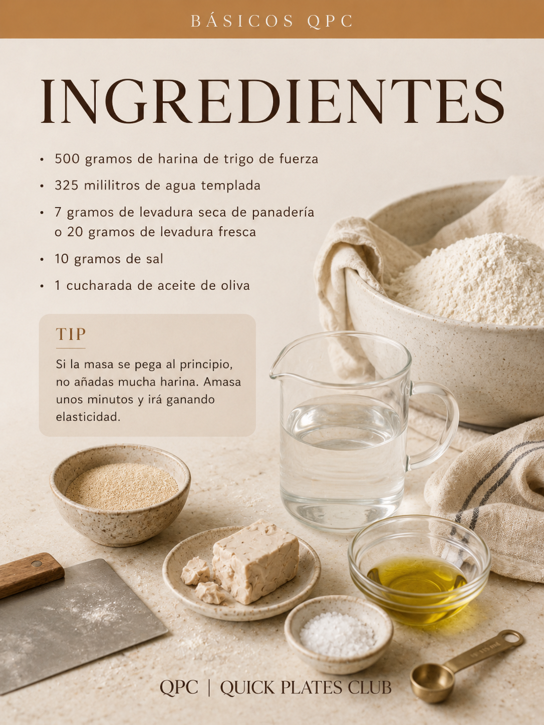Masa de pizza casera - receta