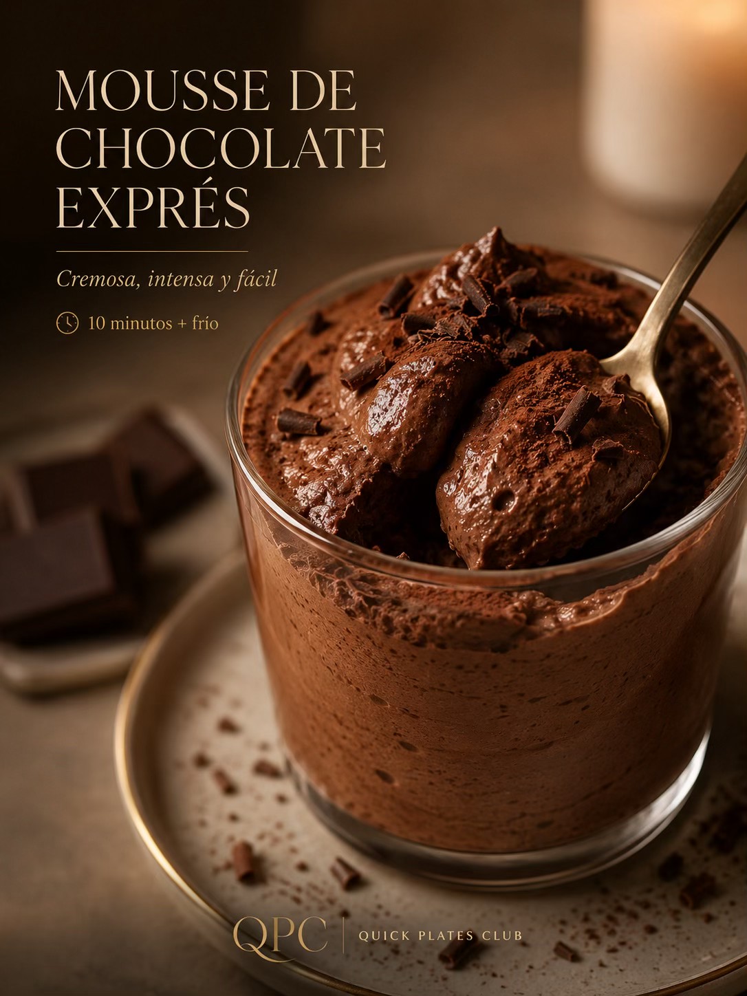 MOUSSE DE CHOCOLATE EXPRÉS