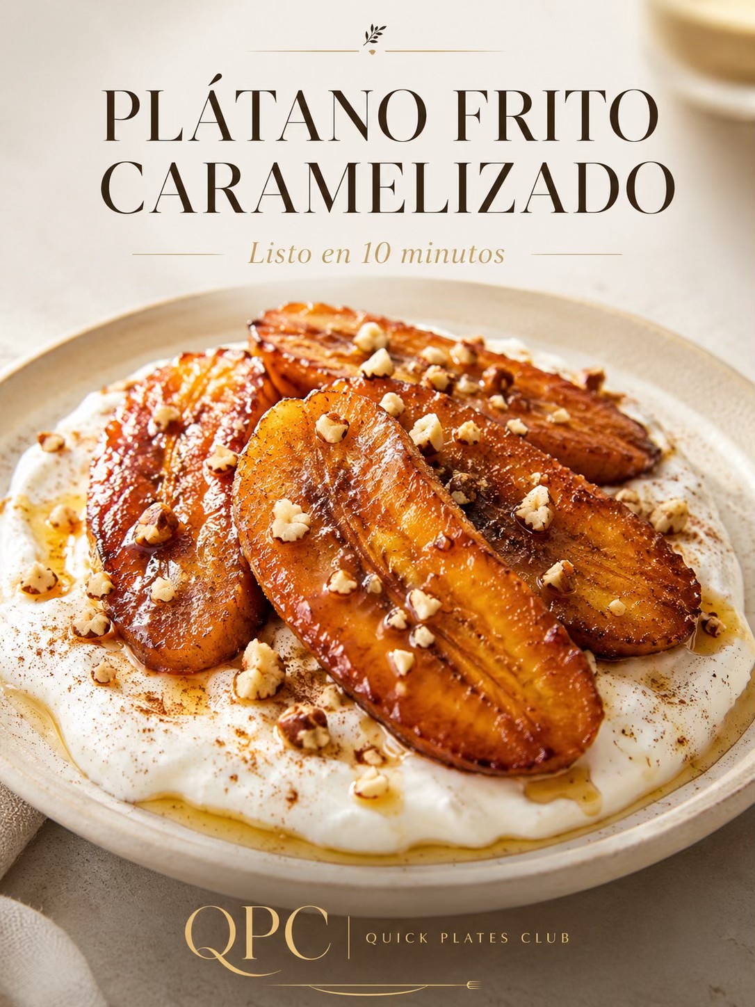 PLÁTANO FRITO CARAMELIZADO