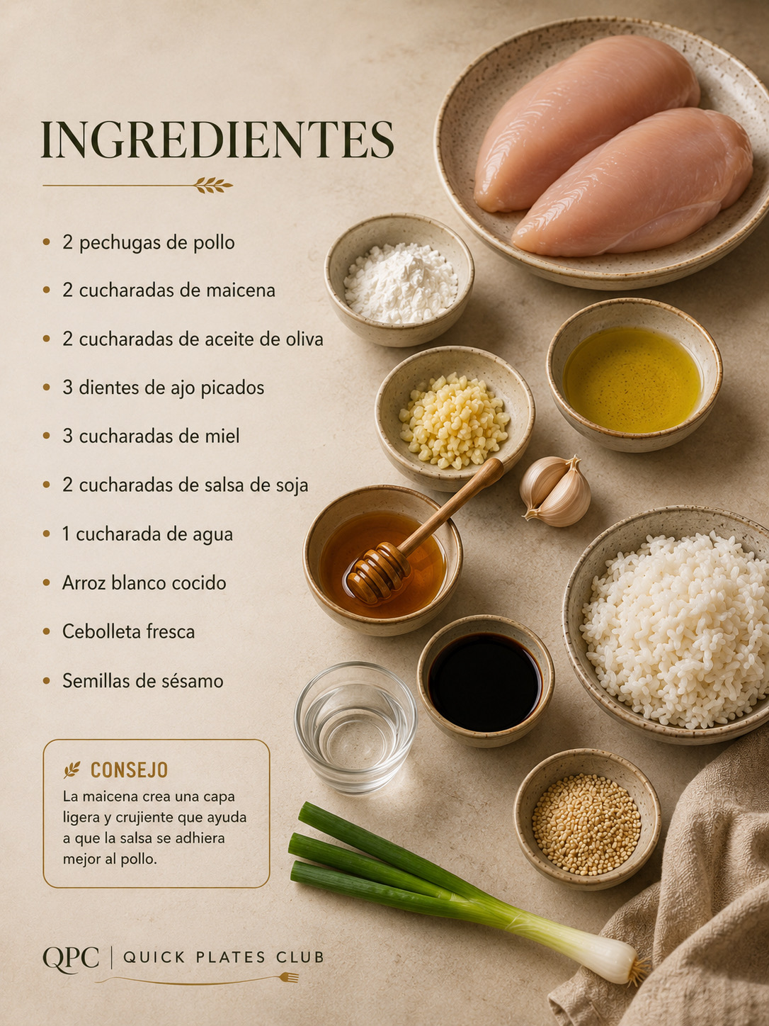 POLLO CRUJIENTE CON MIEL Y AJO - portada